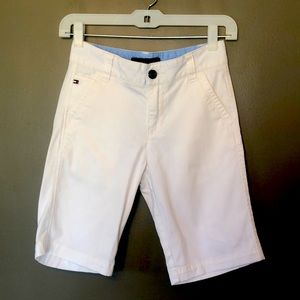 Tommy Hilfiger White Dress Shorts
